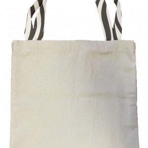 Tote bag avec les anses en motif de zèbre